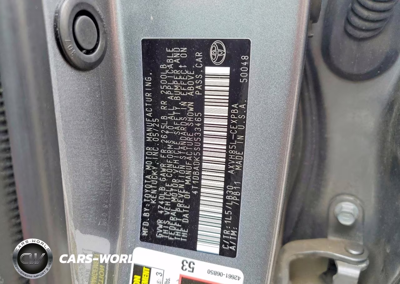 2025 Toyota Camry Xse VIN:4T1DBADK5SU533465 - 12