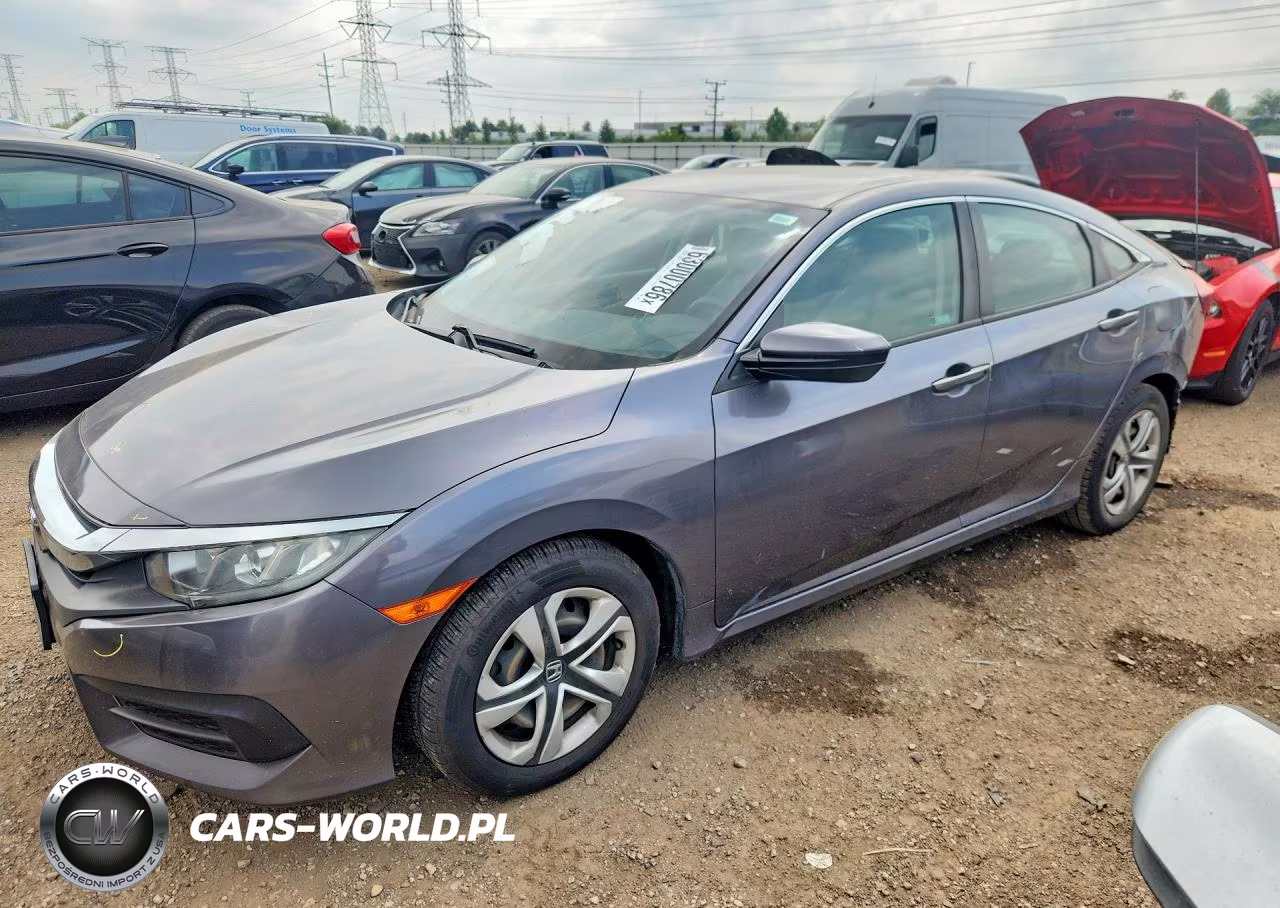 2018 Honda Civic Lx VIN:19XFC2F54JE019692 - 1