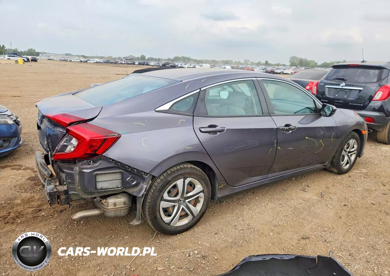 2018 Honda Civic Lx VIN:19XFC2F54JE019692 - 3