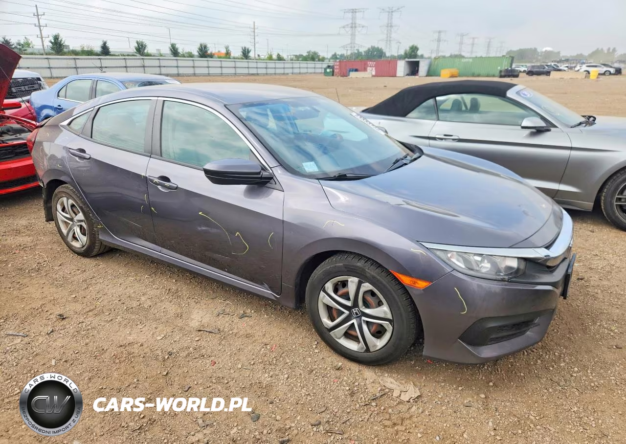 2018 Honda Civic Lx VIN:19XFC2F54JE019692 - 4