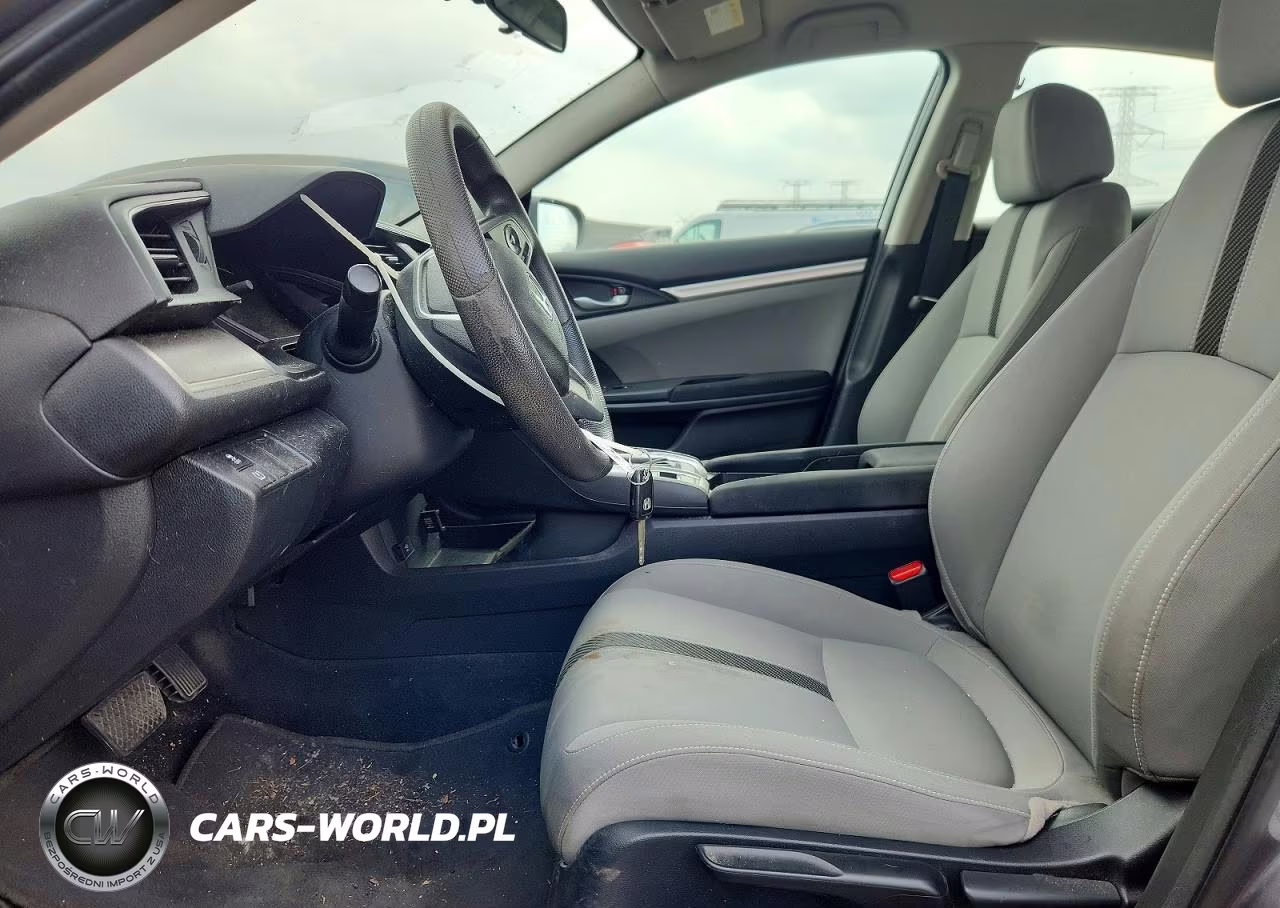 2018 Honda Civic Lx VIN:19XFC2F54JE019692 - 7