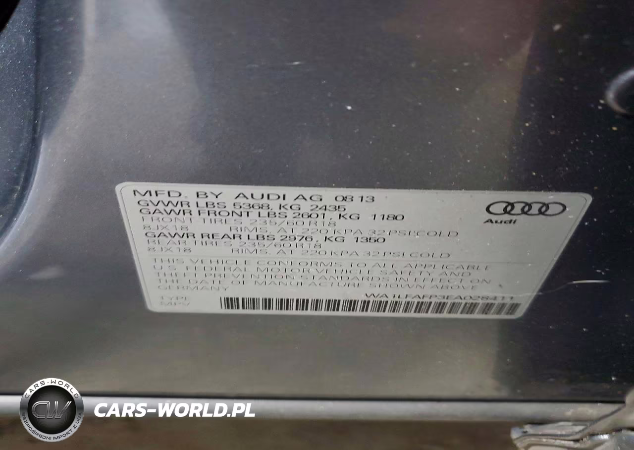 2014 Audi Q5 Premium Plus VIN:WA1LFAFP3EA028411 - 13