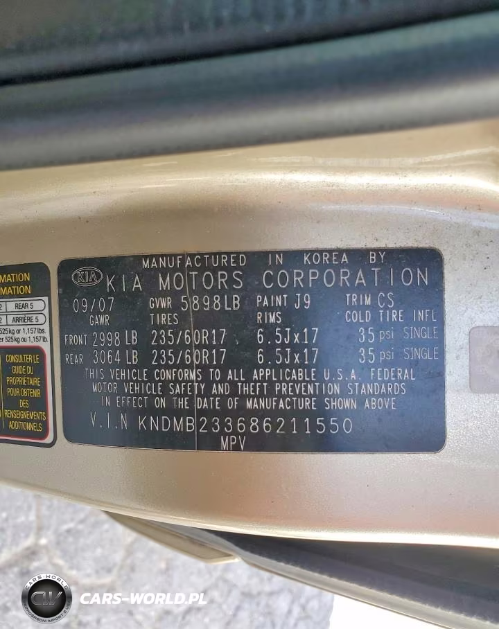 2008 Kia Sedona Lx VIN:KNDMB233686211550 - 13