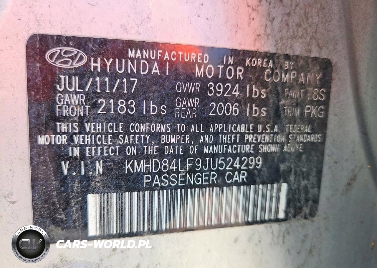 2018 Hyundai Elantra Limited VIN:KMHD84LF9JU524299 - 13