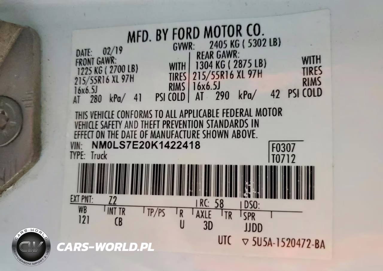 2019 Ford Transit Connect Xl VIN:NM0LS7E20K1422418 - 14