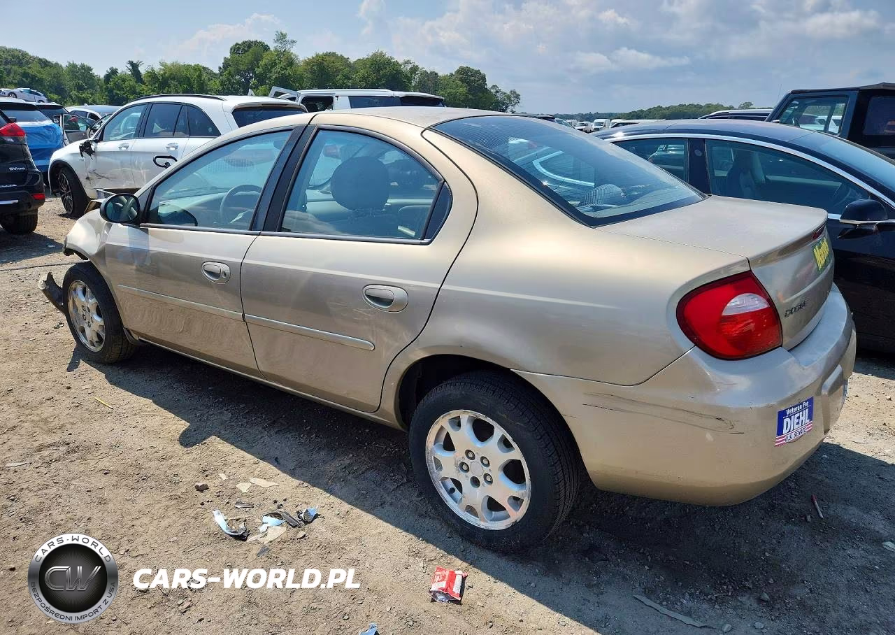 2003 Dodge Neon Sxt VIN:1B3ES56C23D105829 - 2