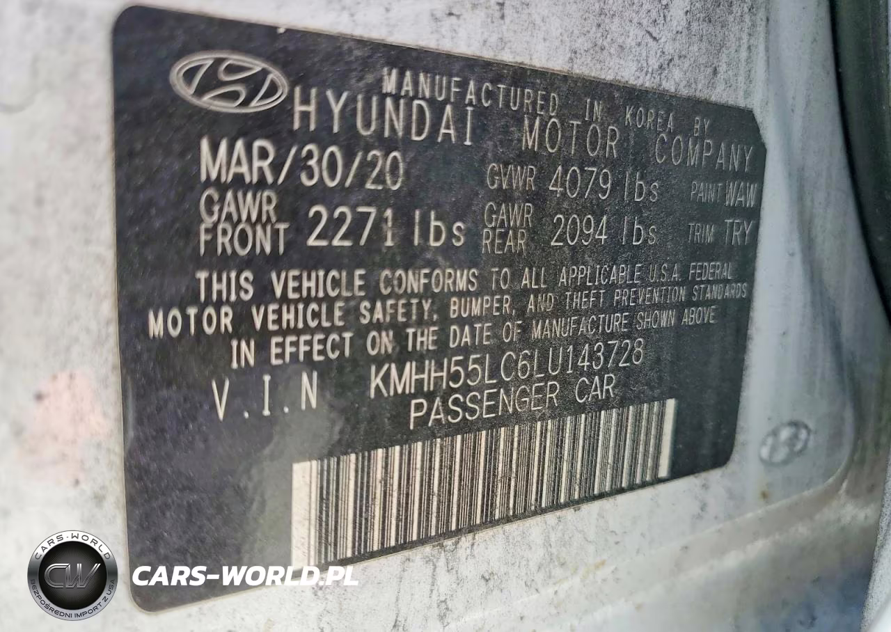 2020 Hyundai Elantra Gt N Line VIN:KMHH55LC6LU143728 - 12