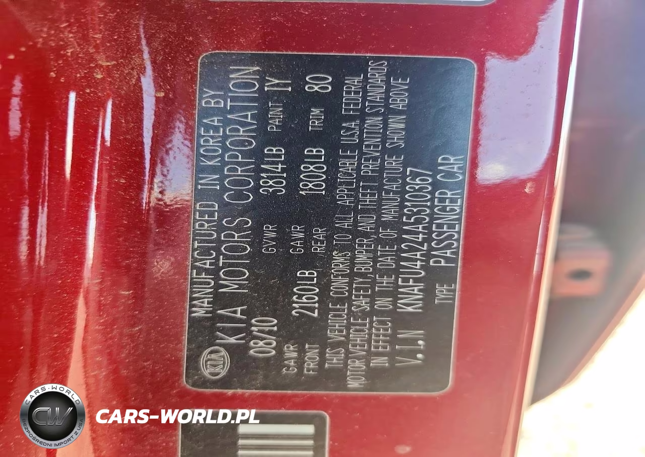 2010 Kia Forte Ex VIN:KNAFU4A24A5310367 - 12