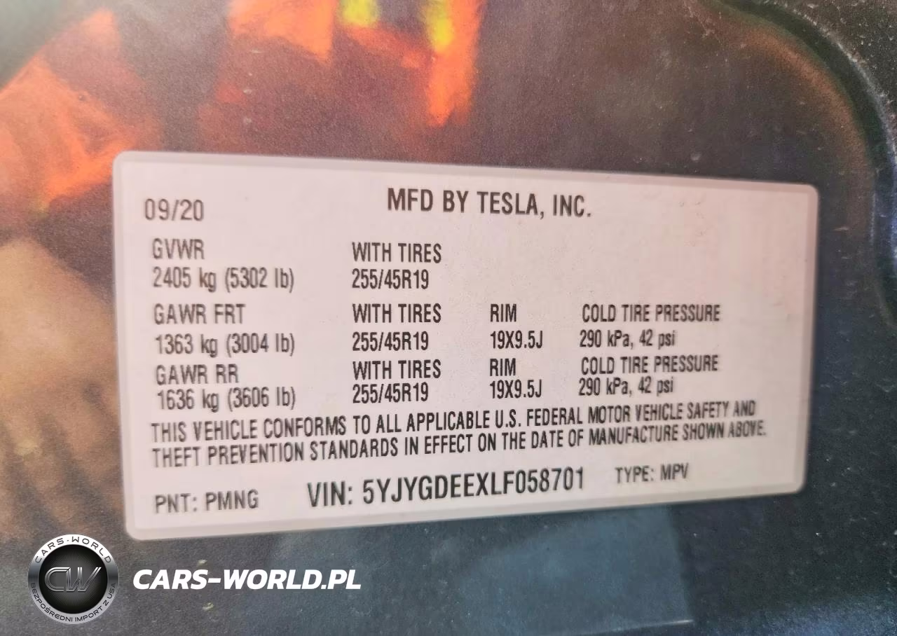 2020 Tesla Model Y VIN:5YJYGDEEXLF058701 - 13