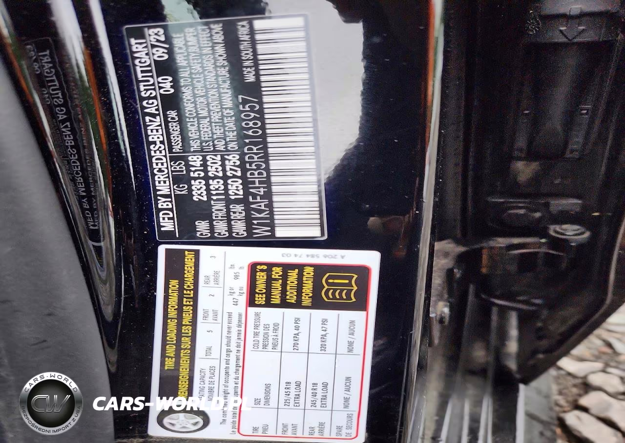 2024 Mercedes-Benz C 300 4Matic VIN:W1KAF4HB5RR168957 - 12