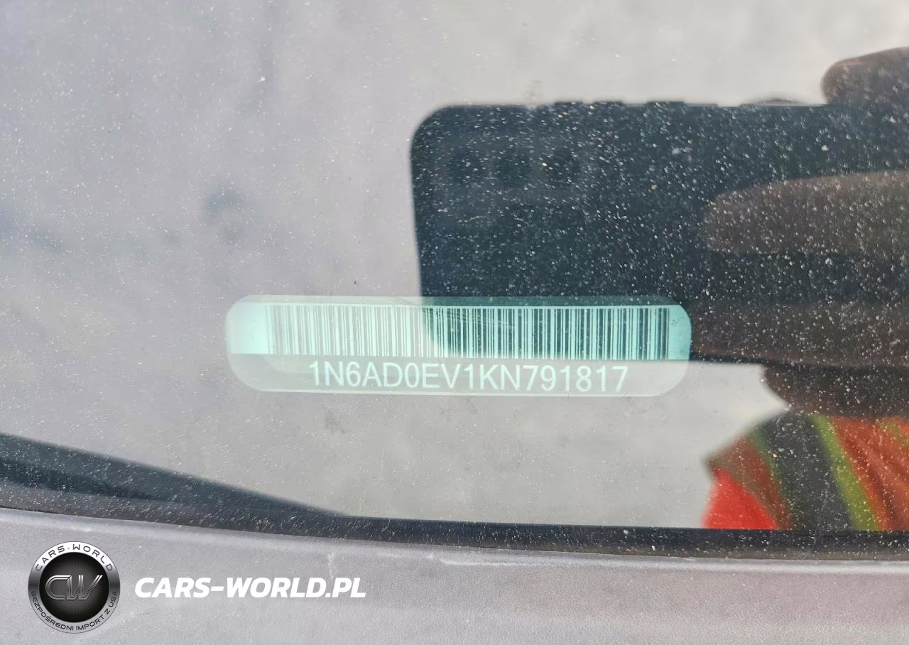 2019 Nissan Frontier Sv VIN:1N6AD0EV1KN791817 - 12