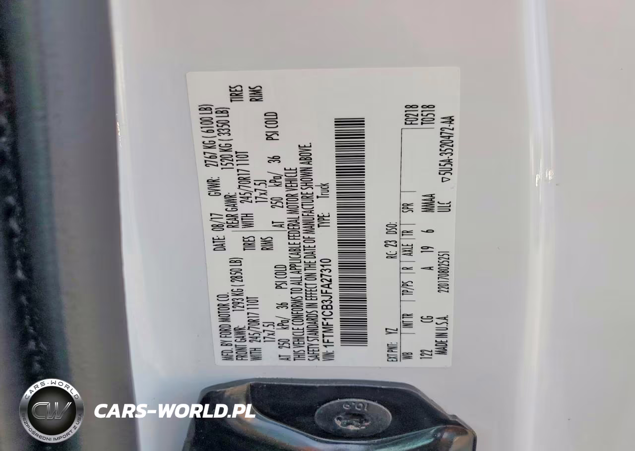 2018 Ford F150 VIN:1FTMF1CB3JFA27310 - 12