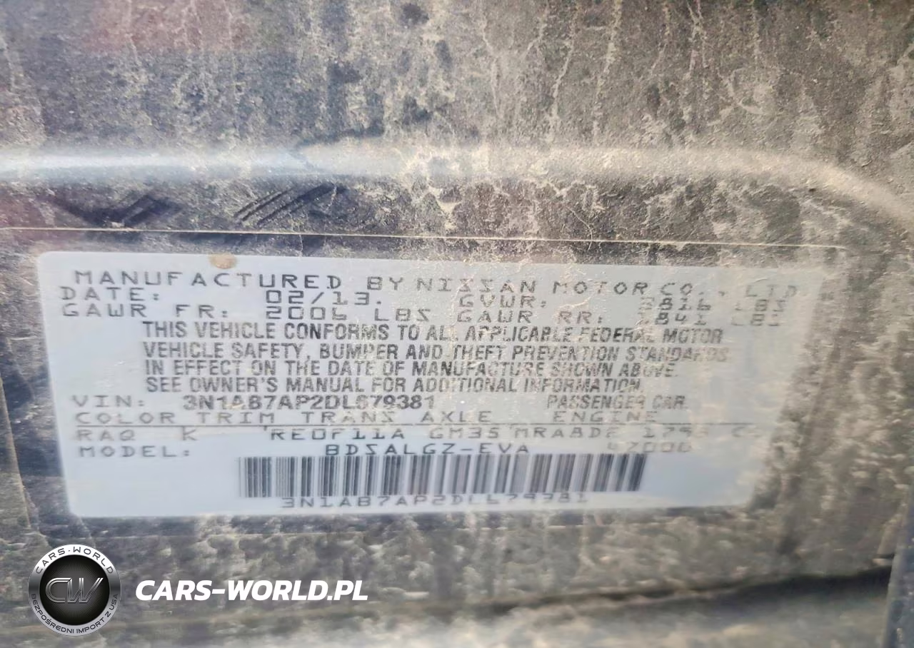2013 Nissan Sentra S VIN:3N1AB7AP2DL679381 - 12