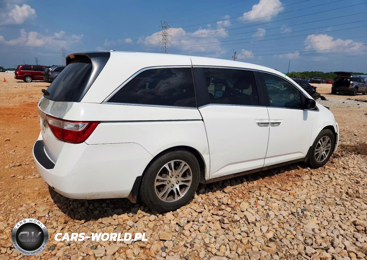 2012 Honda Odyssey Exl VIN:5FNRL5H67CB120887 - 3