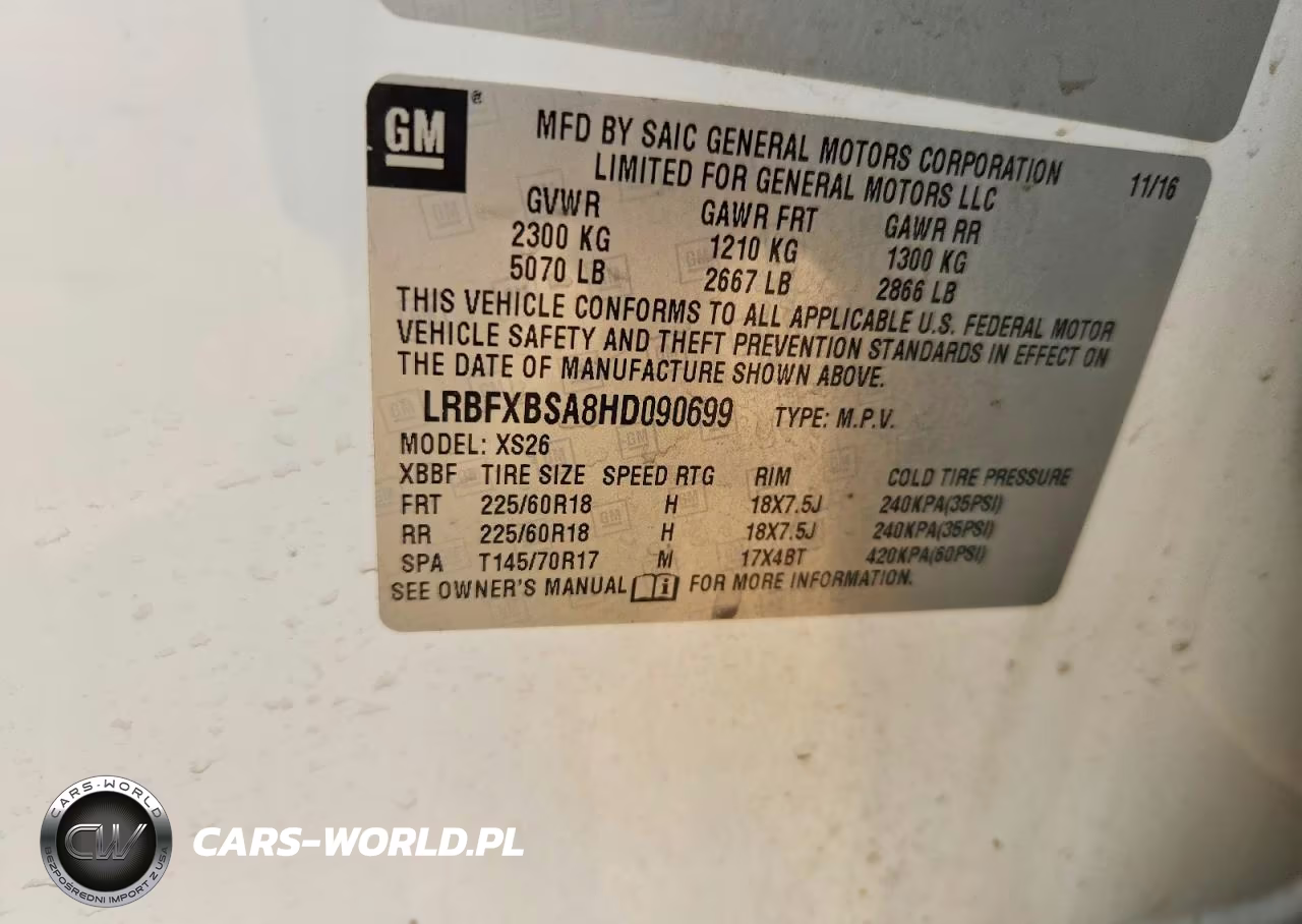 2017 Buick Envision Essence VIN:LRBFXBSA8HD090699 - 14