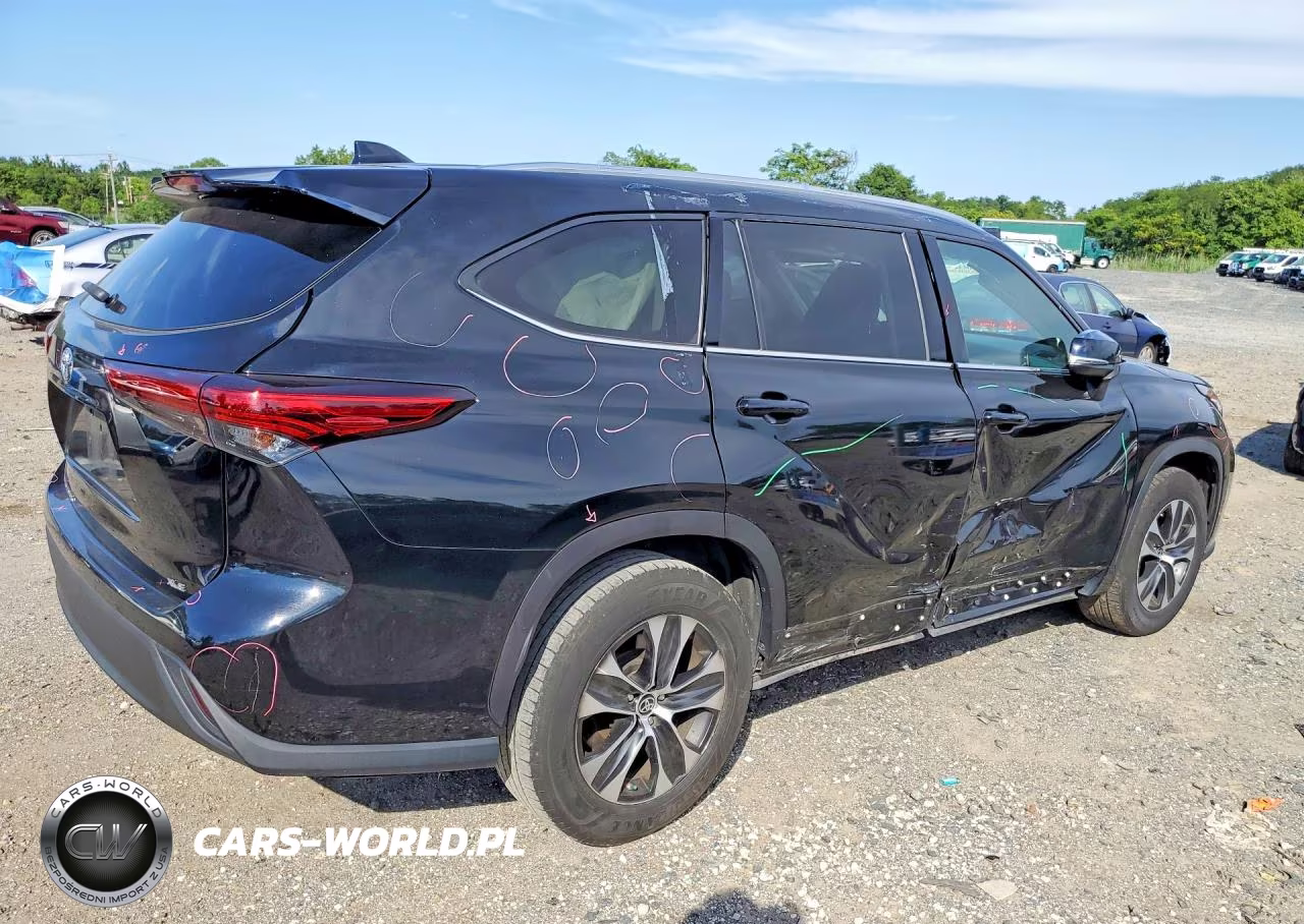 2021 Toyota Highlander Xle VIN:5TDGZRAH1MS515640 - 3