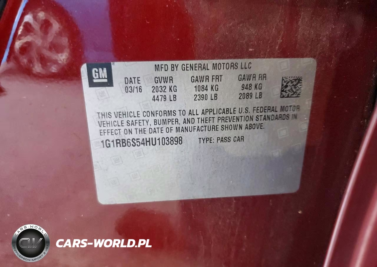 2017 Chevrolet Volt Premier VIN:1G1RB6S54HU103898 - 12