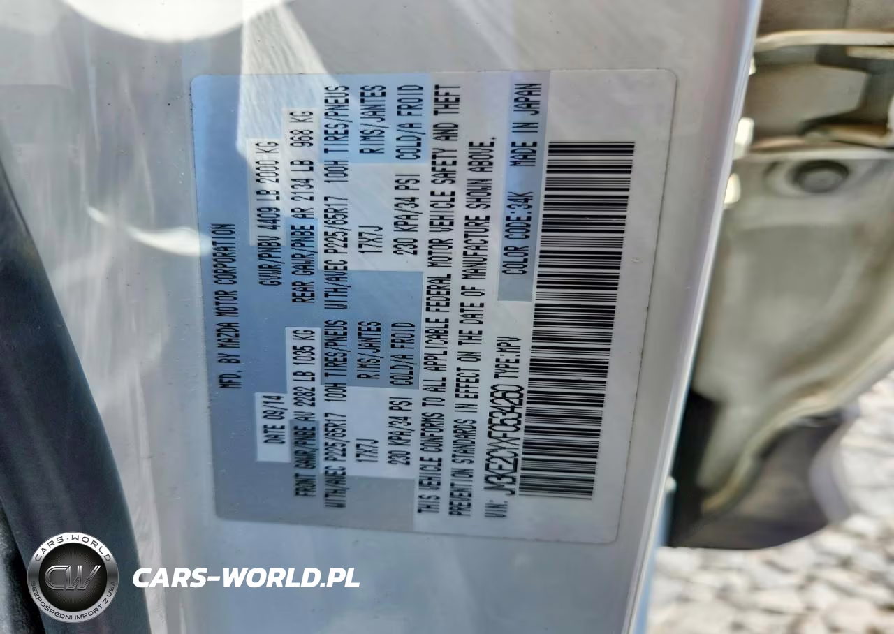 2015 Mazda Cx-5 Touring VIN:JM3KE2CYXF0534260 - 13