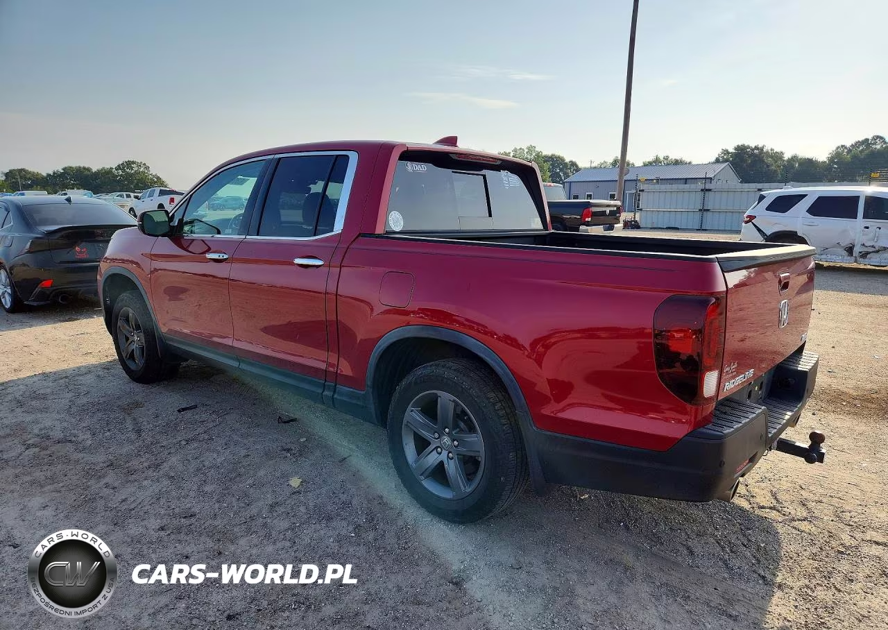 2022 Honda Ridgeline Rtl VIN:5FPYK3F72NB021967 - 2