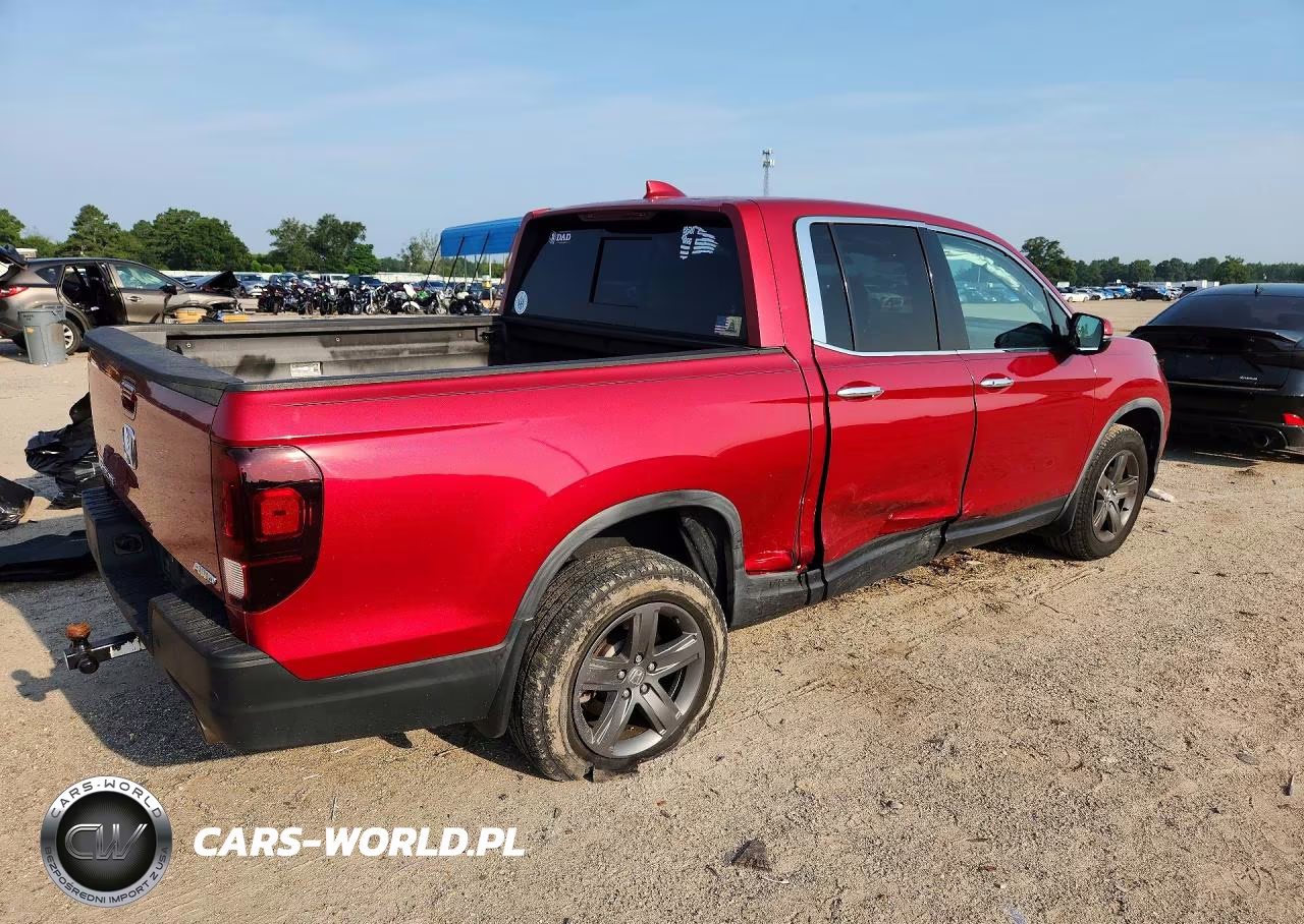 2022 Honda Ridgeline Rtl VIN:5FPYK3F72NB021967 - 3