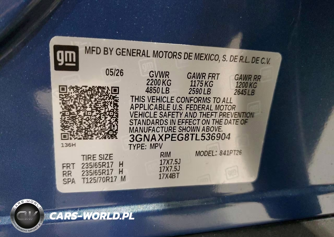 2026 Chevrolet Equinox Lt VIN:3GNAXPEG8TL536904 - 13