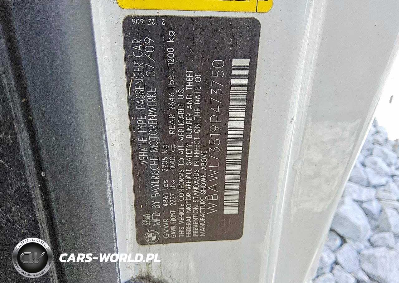 2009 BMW 335 I VIN:WBAWL73519P473750 - 13