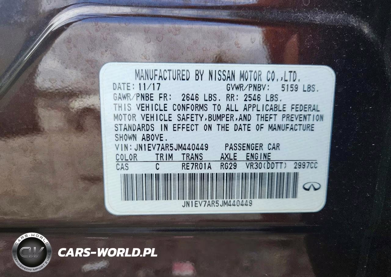 2018 Infiniti Q50 3.0T Luxe VIN:JN1EV7AR5JM440449 - 12