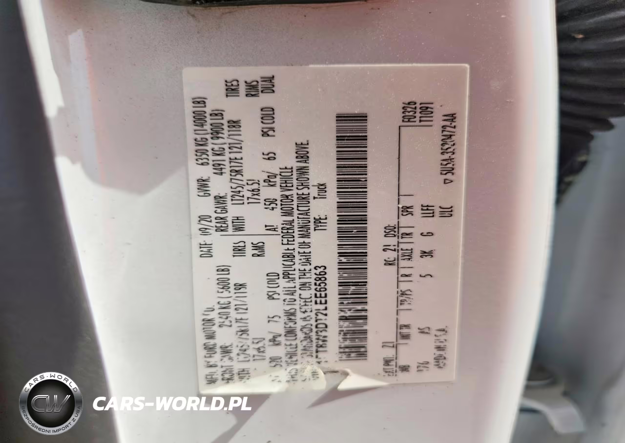 2020 Ford F350 Super Duty VIN:1FT8W3DT2LEE65863 - 13