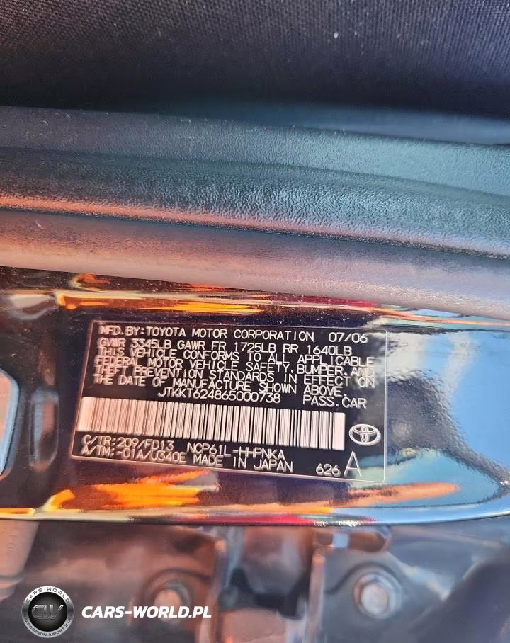 2006 Scion Xa Base VIN:JTKKT624865000738 - 13