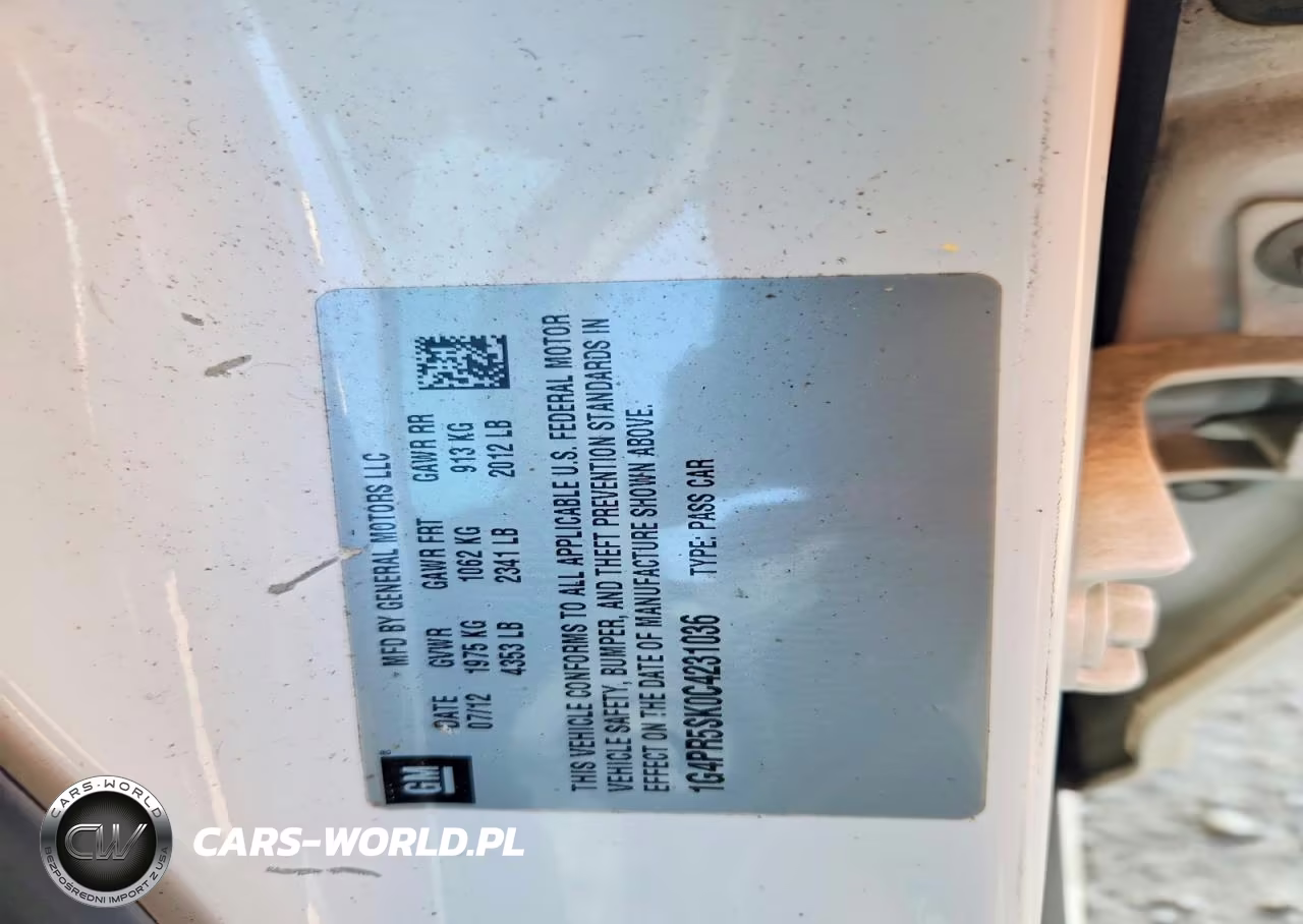 2012 Buick Verano Convenience VIN:1G4PR5SK0C4231036 - 12