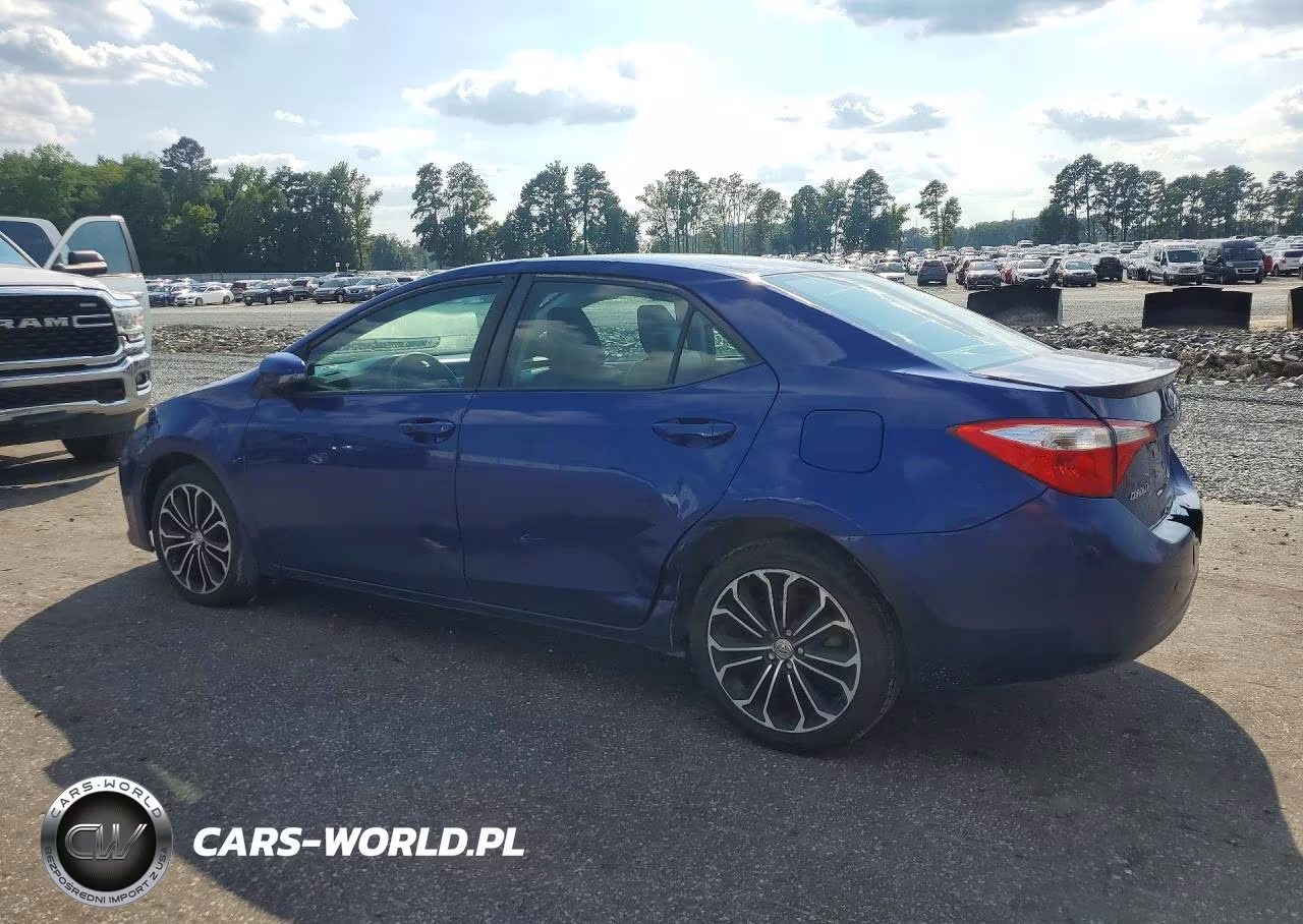 2015 Toyota Corolla S Plus VIN:2T1BURHE3FC267567 - 2