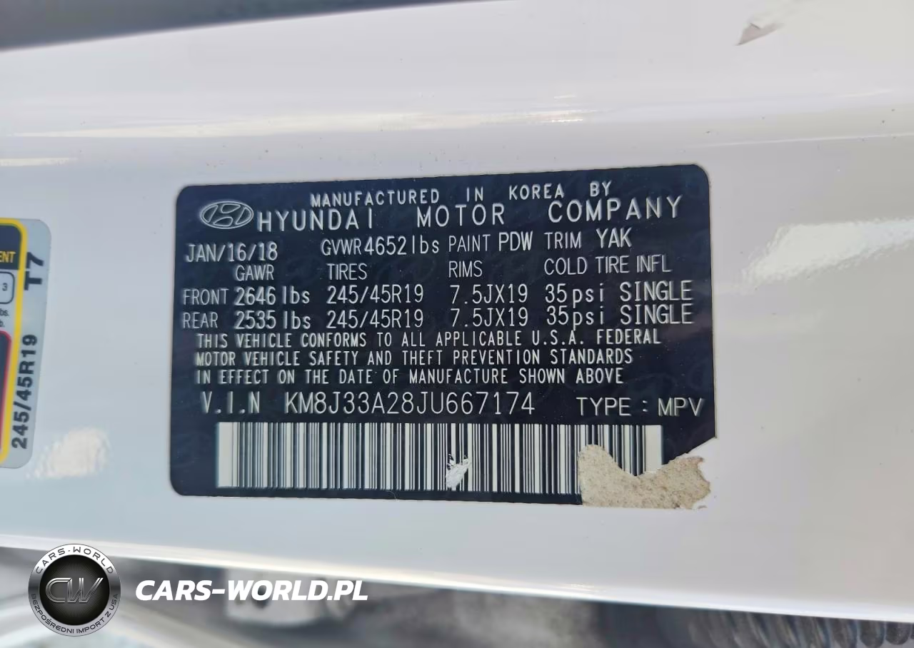 2018 Hyundai Tucson Value VIN:KM8J33A28JU667174 - 14