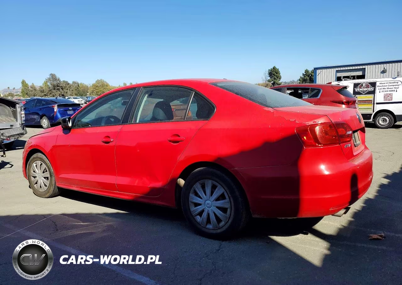 2012 Volkswagen Jetta Base VIN:3VW1K7AJ7CM364980 - 2