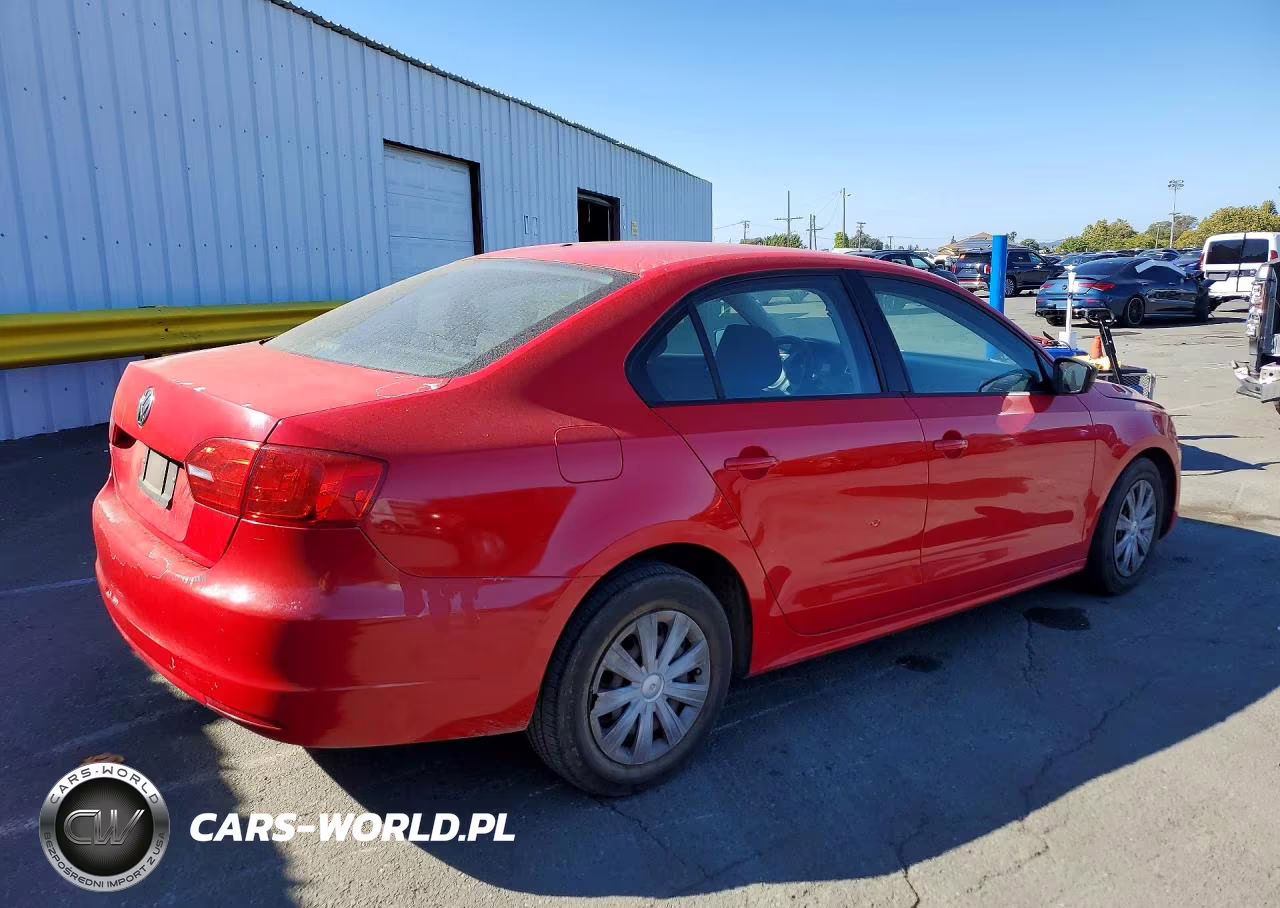 2012 Volkswagen Jetta Base VIN:3VW1K7AJ7CM364980 - 3