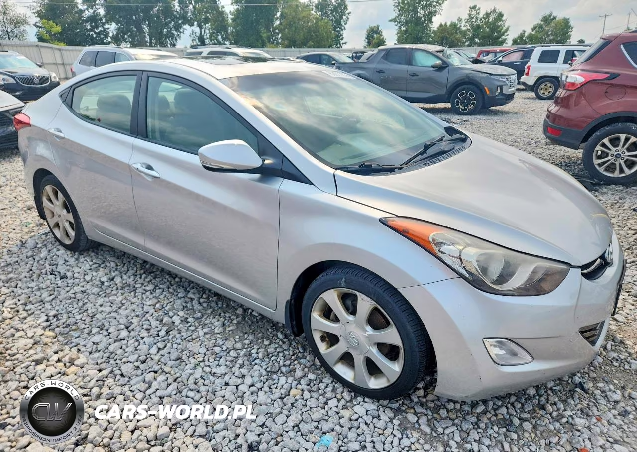 2012 Hyundai Elantra Limited VIN:KMHDH4AE7CU316595 - 4