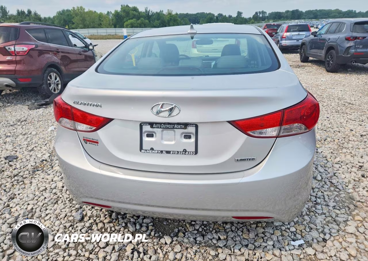 2012 Hyundai Elantra Limited VIN:KMHDH4AE7CU316595 - 6