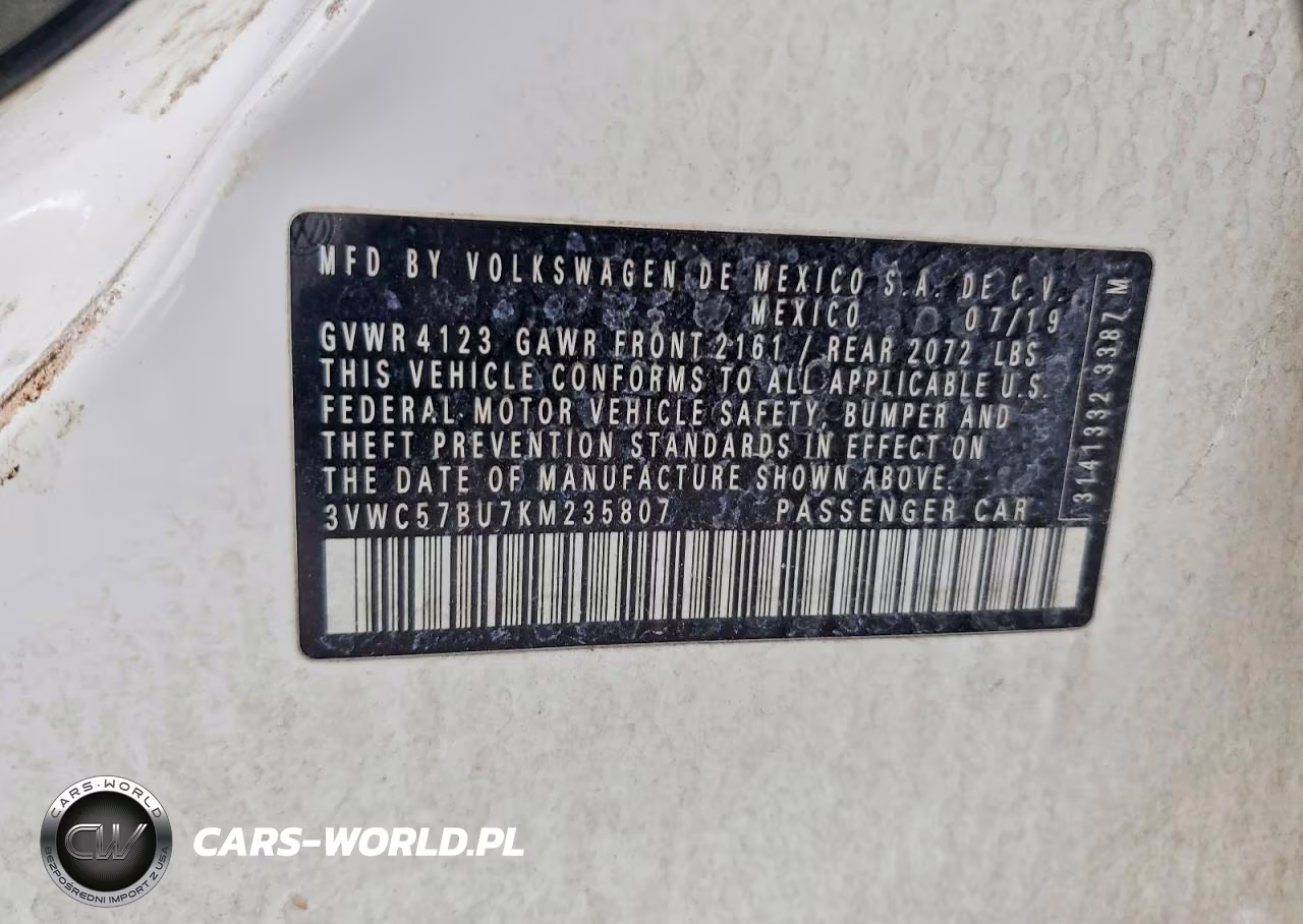 2019 Volkswagen Jetta S-Se-R-Line VIN:3VWC57BU7KM235807 - 12