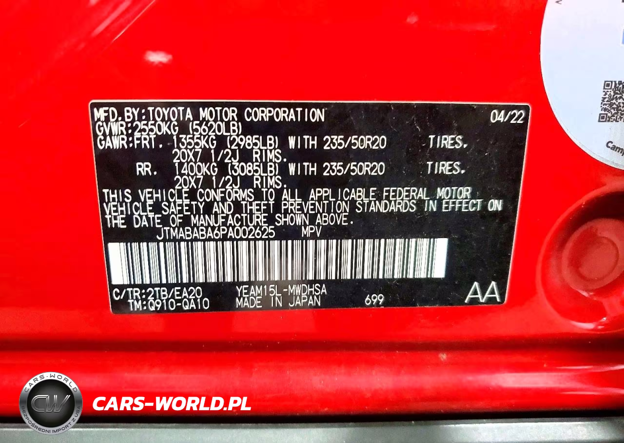2023 Toyota Bz4X VIN:JTMABABA6PA002625 - 12