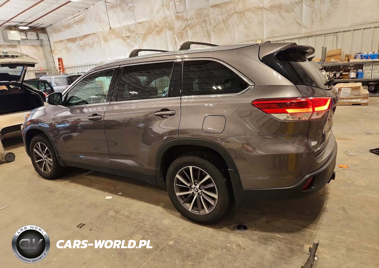 2019 Toyota Highlander Xle VIN:5TDJZRFH3KS709176 - 2