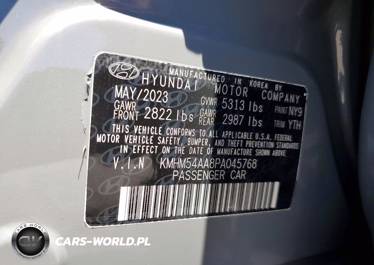2023 Hyundai Ioniq 6 Limited VIN:KMHM54AA8PA045768 - 12