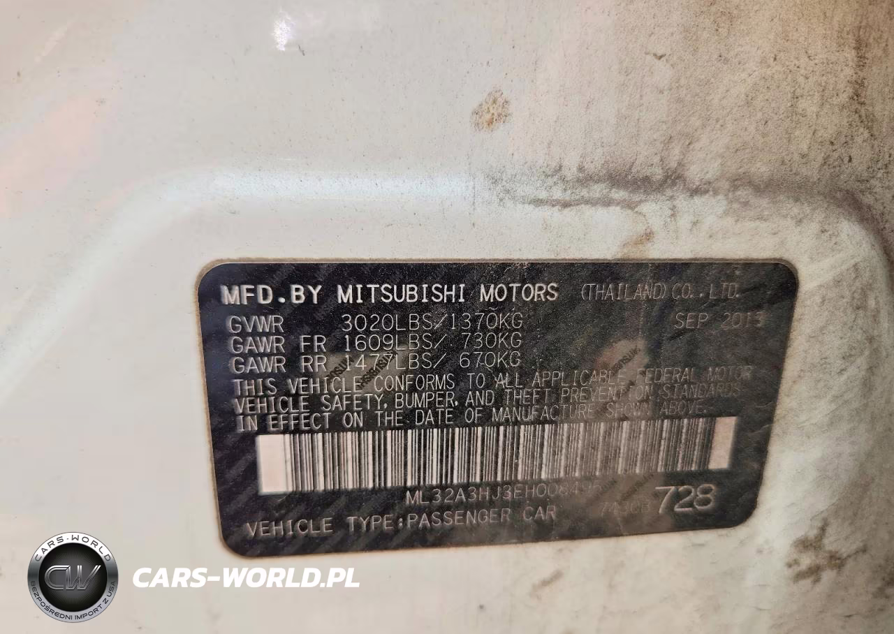 2014 Mitsubishi Mirage De VIN:ML32A3HJ3EH008495 - 12