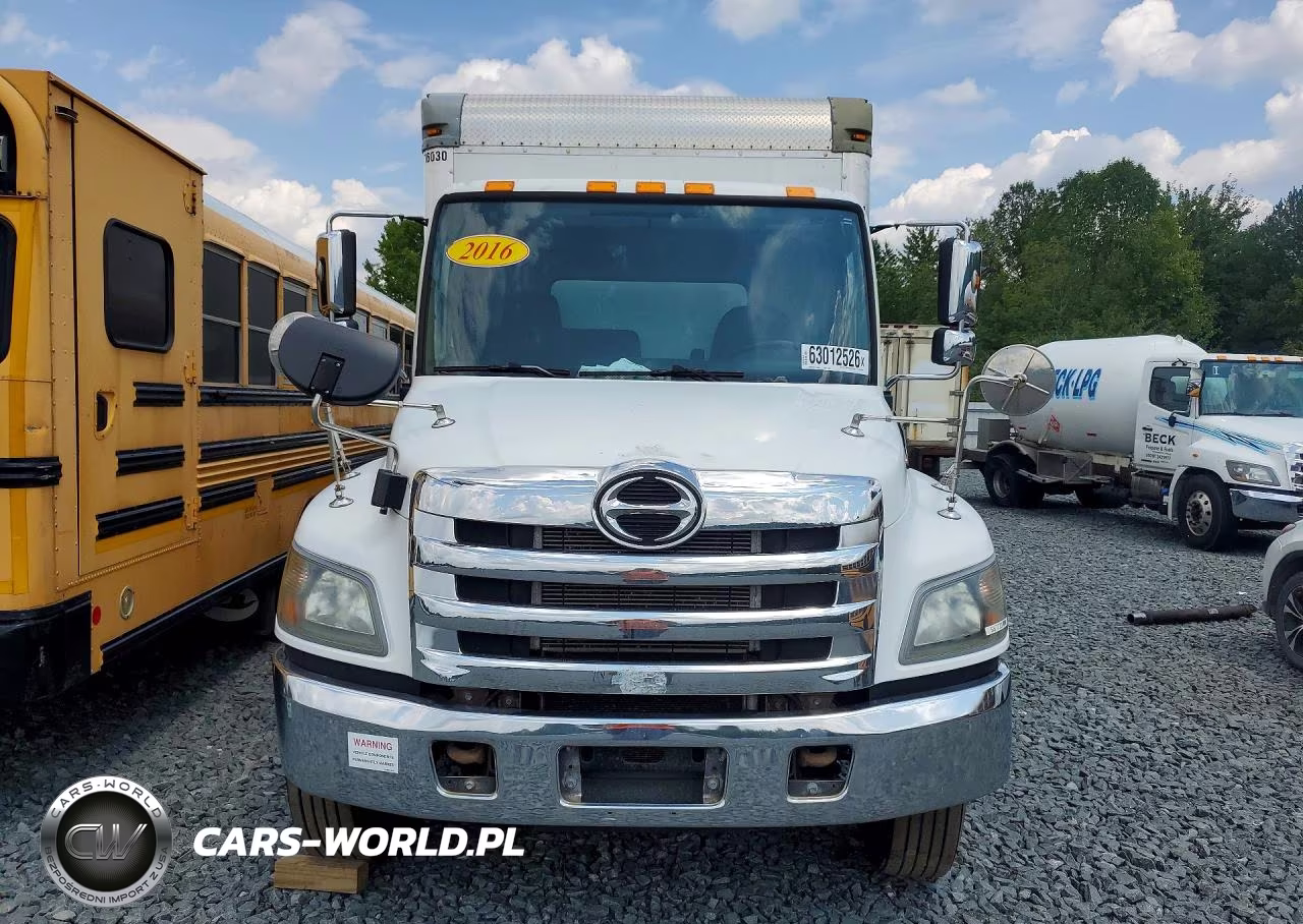 2016 Hino 338 Box Truck VIN:5PVNV8JV4G4S55866 - 5