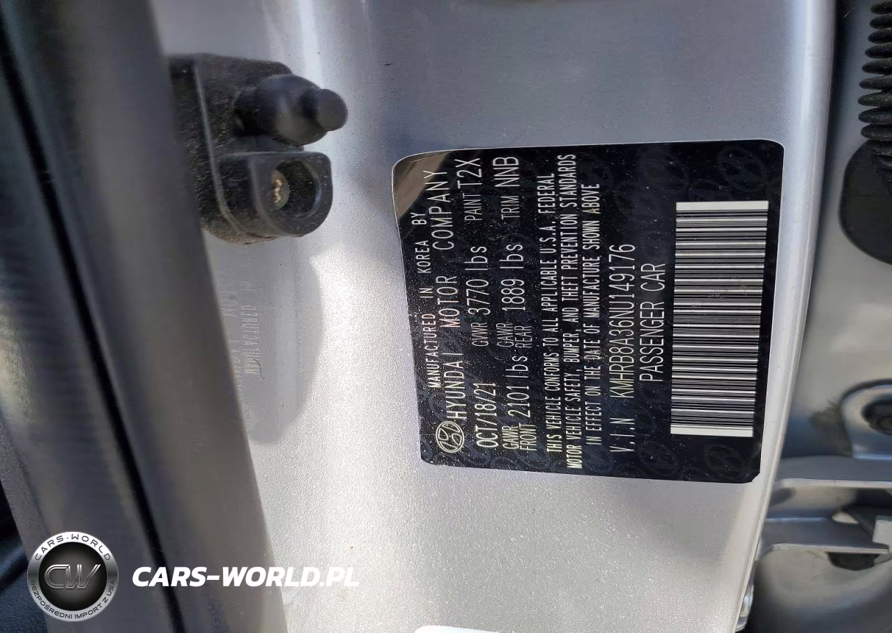 2022 Hyundai Venue Se VIN:KMHRB8A36NU149176 - 13
