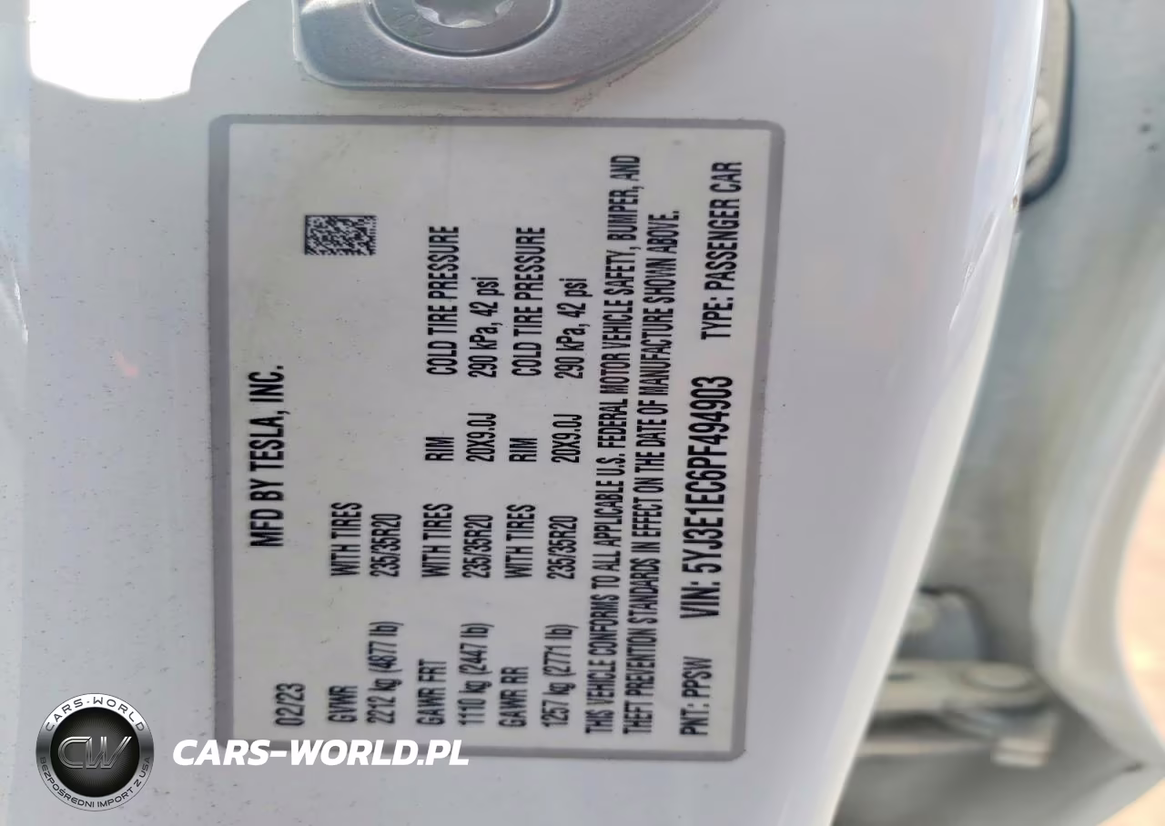 2023 Tesla Model 3 VIN:5YJ3E1EC6PF494903 - 13