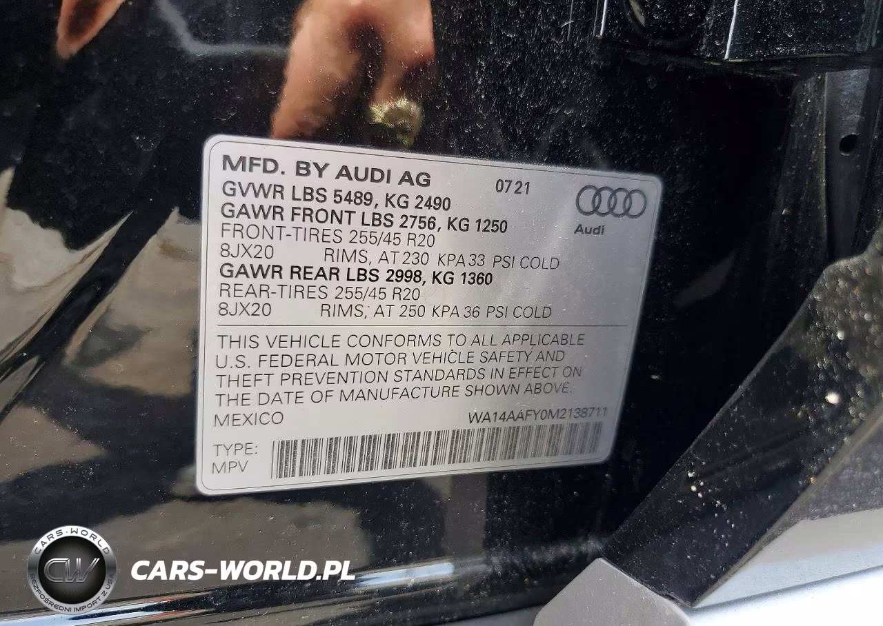 2021 Audi Q5 Sportback Premium VIN:WA14AAFY0M2138711 - 12
