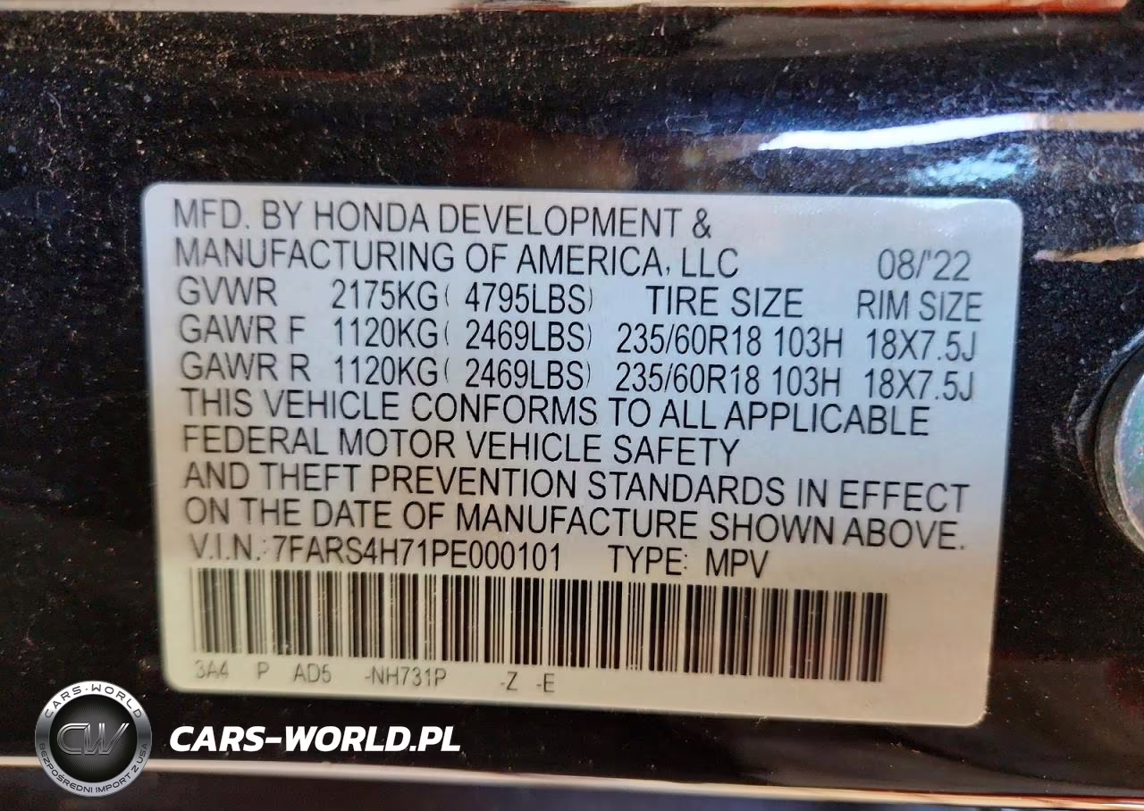 2023 Honda Cr-V Exl VIN:7FARS4H71PE000101 - 13