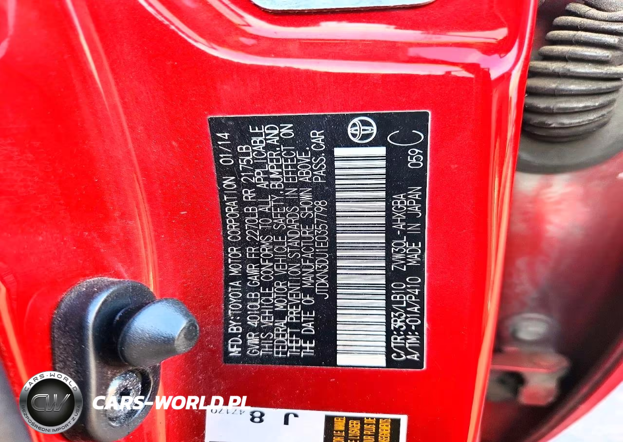 2014 Toyota Prius Four VIN:JTDKN3DU1E0357798 - 12