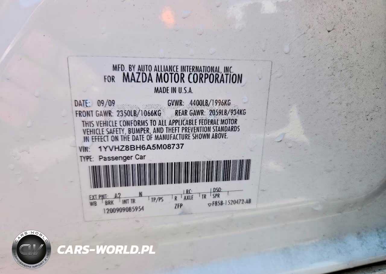 2010 Mazda 6 I VIN:1YVHZ8BH6A5M08737 - 12