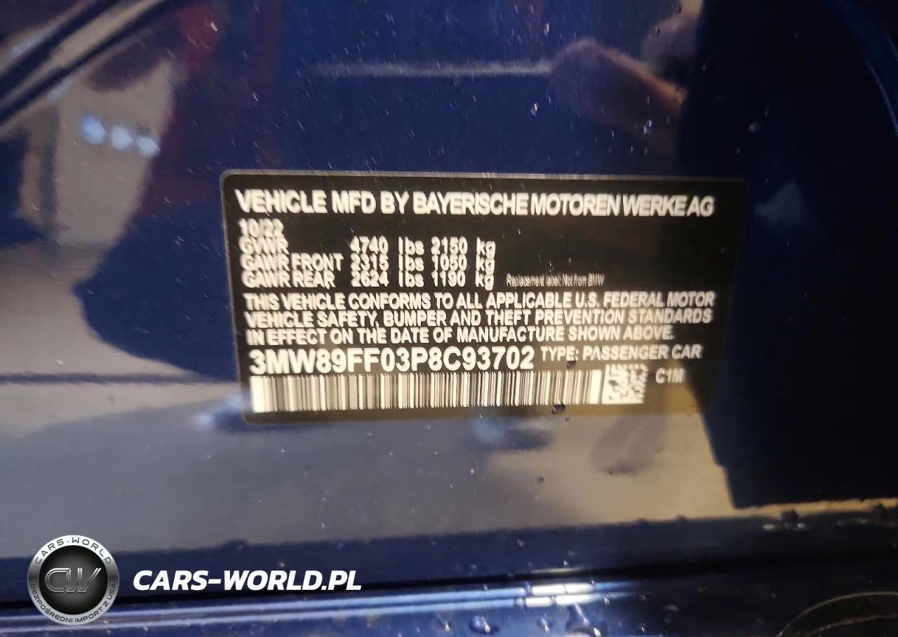 2023 BMW 330Xi VIN:3MW89FF03P8C93702 - 12