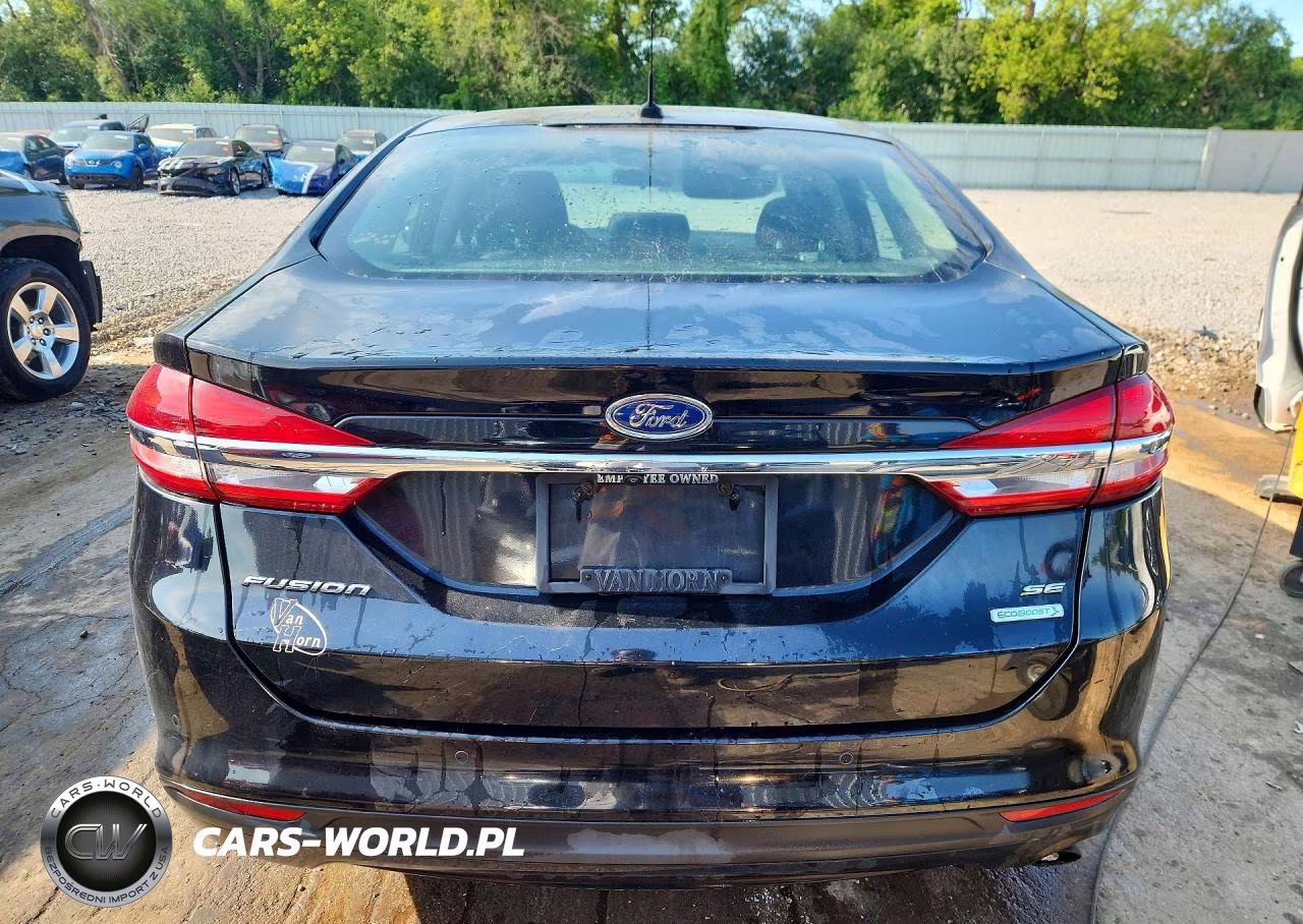 2017 Ford Fusion Se VIN:3FA6P0HDXHR372248 - 6
